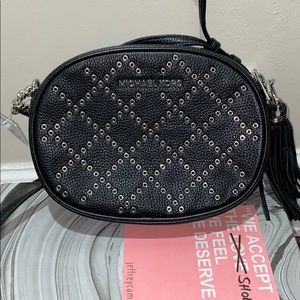 Michael Kors black crossbody bag